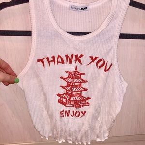 Fashionnova graphic crop top